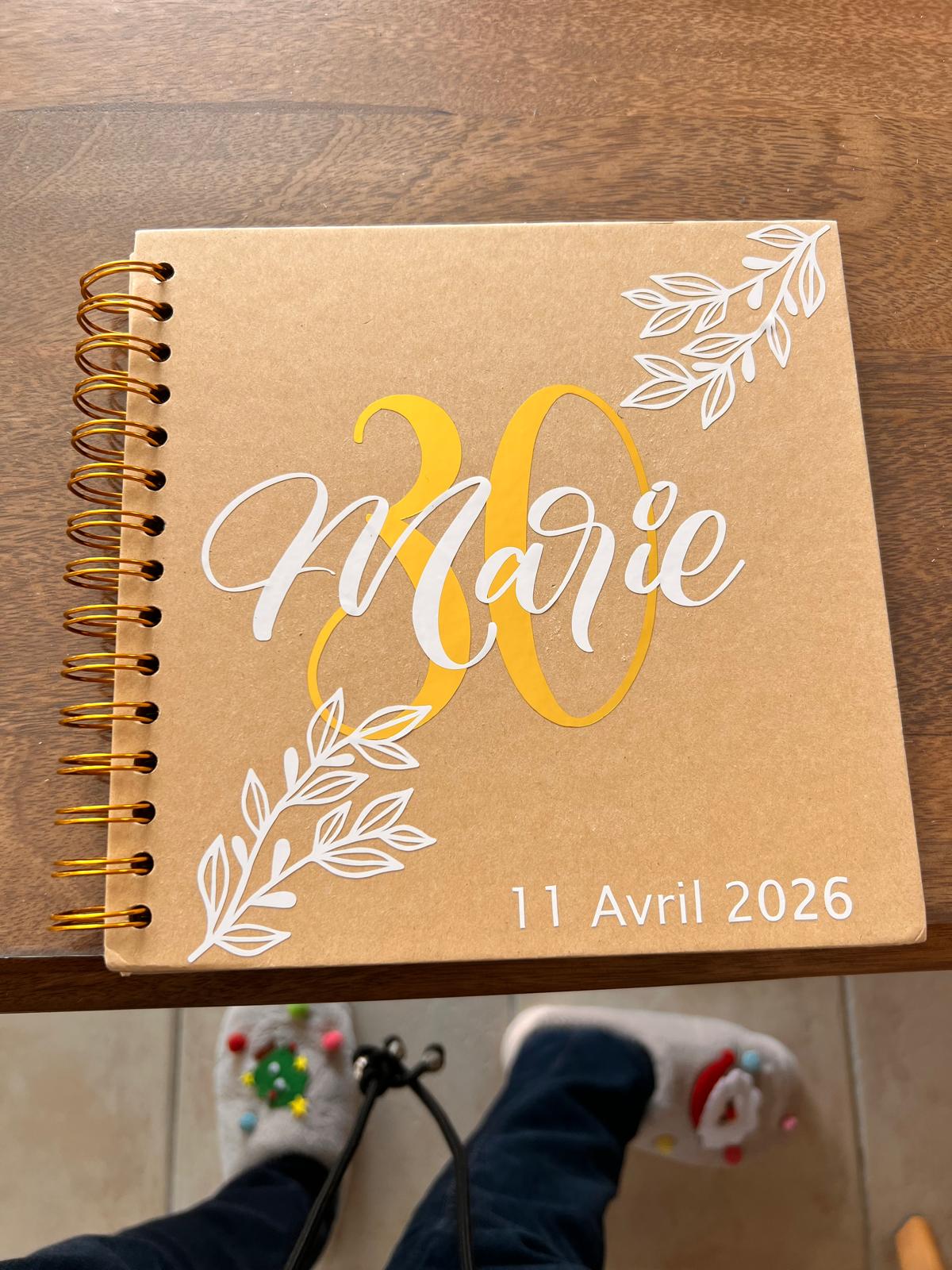 Album Livre d'or personnalisé