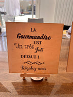 Petits tableaux à thème personnalisable